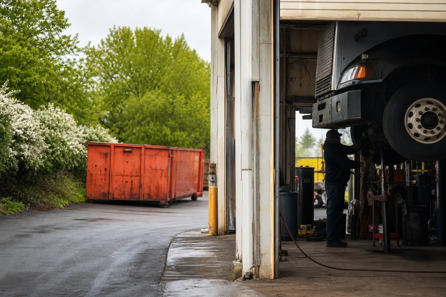 Mireille Dumpster Rental crew and equipment, Bremerton, WA